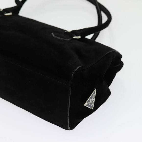 PRADA Shoulder Bag Suede Black Auth bs13416 - Picture 16 of 16